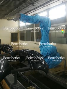 我司烏茲別克斯坦客戶Motoman PX2850汽車保險杠噴涂防護服使用效果良好，深受好評！