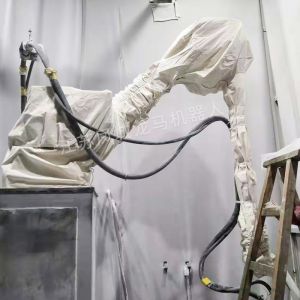 機器人防護服應用案例——噴砂機器人防護服