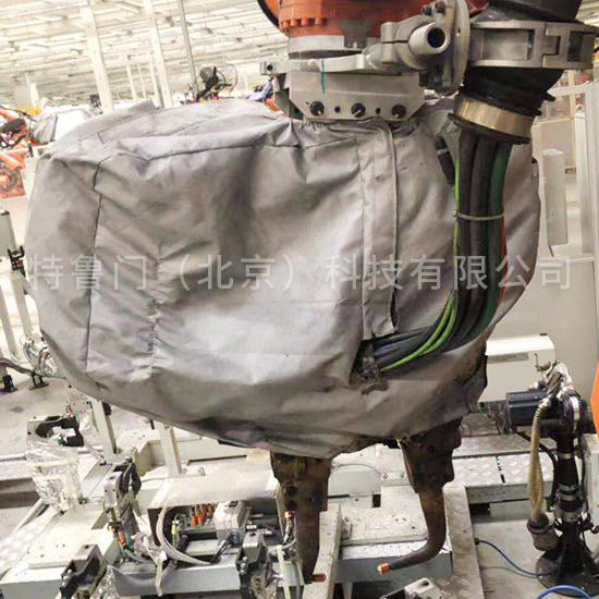 專業定制機器人焊槍槍衣 機器人焊槍耐高溫防護套