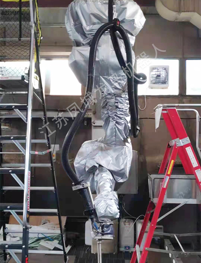 ABB4600-60/205防水耐酸堿清洗機器人防護服